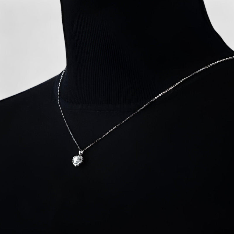 Herz-Anhänger-Kette | Sterling-Silber Stilvoll Langlebig Einzigartig Modisch-Luzern Mode