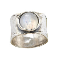 Ring für Damen | Silber | Mondstein | Stilvoll | Perfektes Geschenk-Luzern Mode
