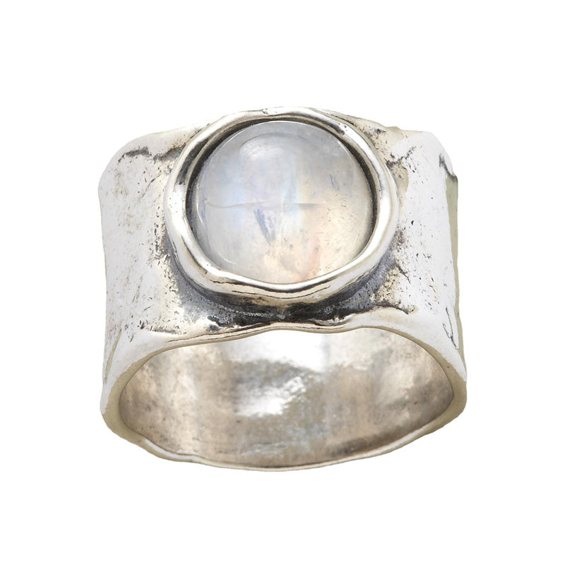 Ring für Damen | Silber | Mondstein | Stilvoll | Perfektes Geschenk-Luzern Mode