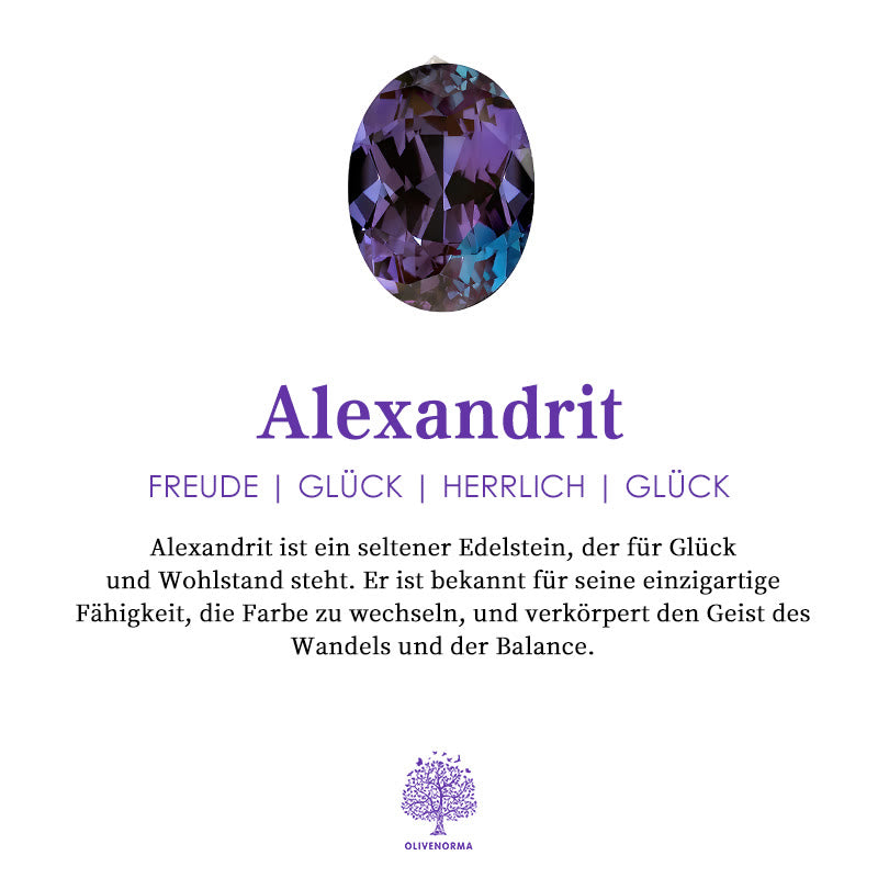 Verlobungsring mit Edelsteinen | Alexandrit | Amethyst | Gold | Silber-Luzern Mode