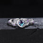 Verlobungsring mit Edelsteinen | Alexandrit | Amethyst | Gold | Silber-Silber-49mm-Luzern Mode