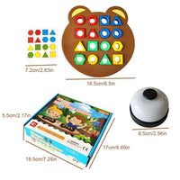 Formen-Spiel - Montessori Nachhaltig Holz Pädagogisch Entwicklung Spaß-Luzern Mode
