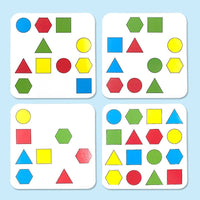Formen-Spiel - Montessori Nachhaltig Holz Pädagogisch Entwicklung Spaß-Luzern Mode