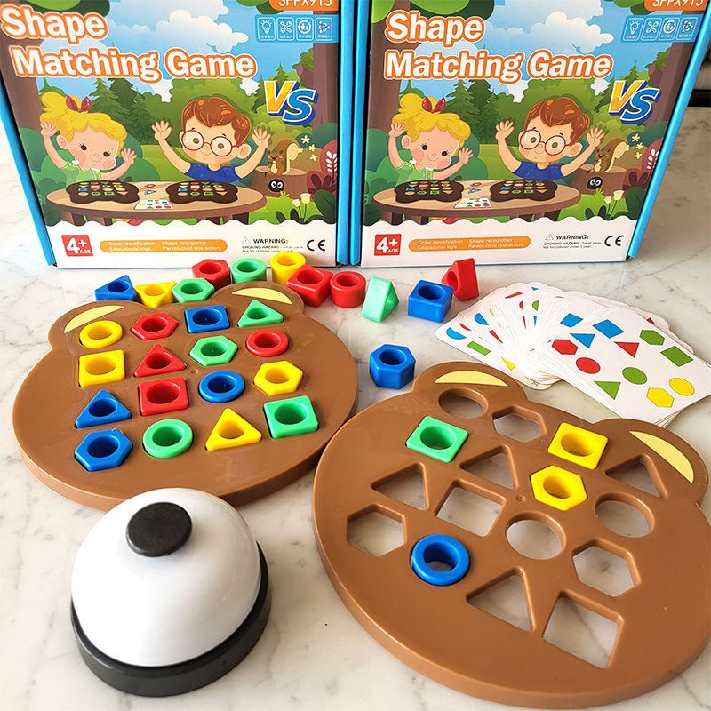 Formen-Spiel - Montessori Nachhaltig Holz Pädagogisch Entwicklung Spaß-Luzern Mode