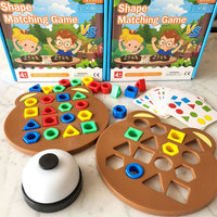 Formen-Spiel - Montessori Nachhaltig Holz Pädagogisch Entwicklung Spaß-Luzern Mode