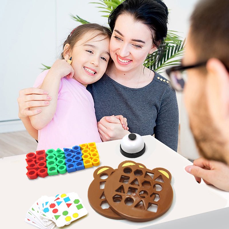 Formen-Spiel - Montessori Nachhaltig Holz Pädagogisch Entwicklung Spaß-Luzern Mode