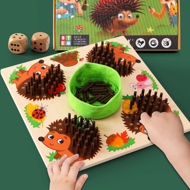 Kleinkind Zählspiel | Igel Sensorik Montessori Lehrreich Interaktiv-Luzern Mode