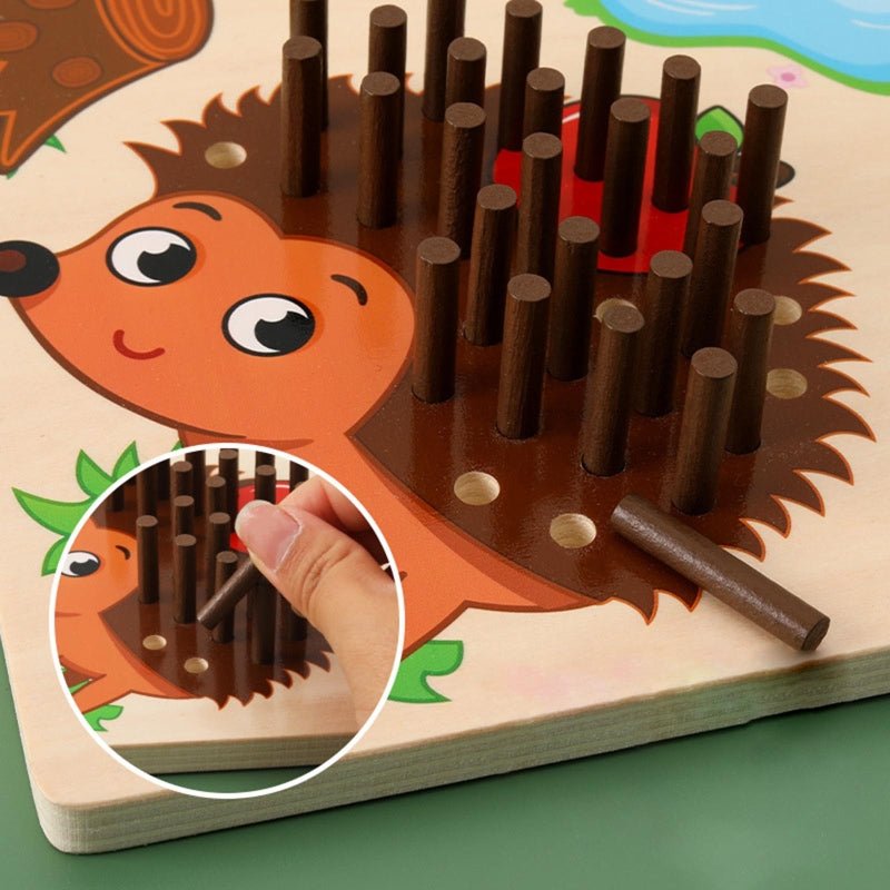 Kleinkind Zählspiel | Igel Sensorik Montessori Lehrreich Interaktiv-Luzern Mode