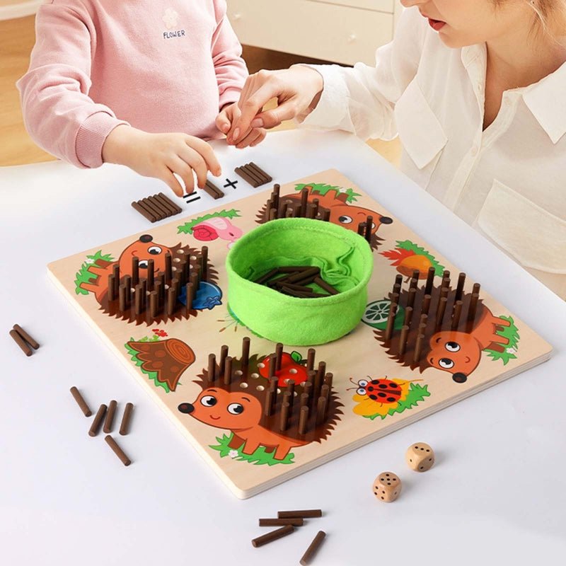 Kleinkind Zählspiel | Igel Sensorik Montessori Lehrreich Interaktiv-Luzern Mode