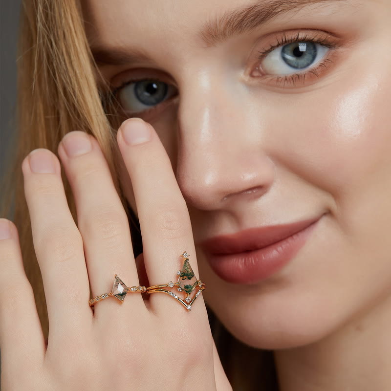Schmuck für Damen | Halskette | Ohrringe | Ring | Gold | Kristall-Luzern Mode
