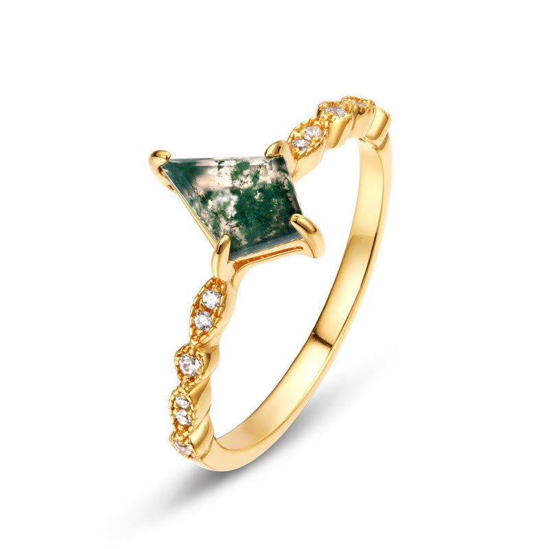 Schmuck für Damen | Halskette | Ohrringe | Ring | Gold | Kristall-Ring 51mm-Luzern Mode