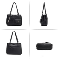 Multi-Compartment Damen Schulter- und Crossbody-Tasche – FlexiCarry
