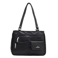 Multi-Compartment Damen Schulter- und Crossbody-Tasche – FlexiCarry