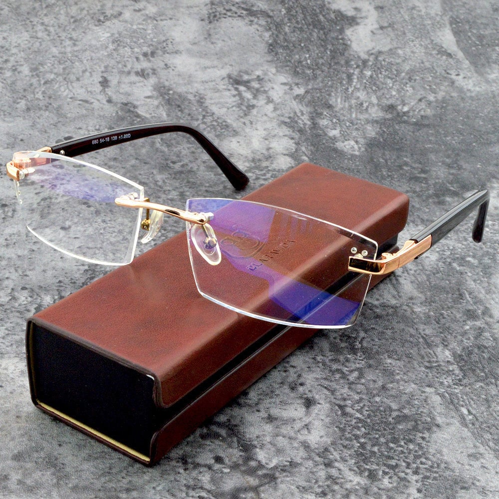 Blaulichtfilter Lesebrille mit Kristallschliff Design-Luzern Mode