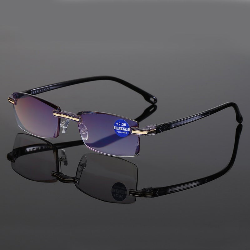 Blaulichtfilter Lesebrille mit Kristallschliff Design-Luzern Mode