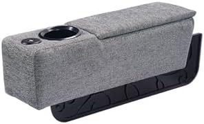 Bankarmstütze | Ladegerät | Getränkehalter | Weich | USB-Anschluss | Vielseitig-Grau-Luzern Mode