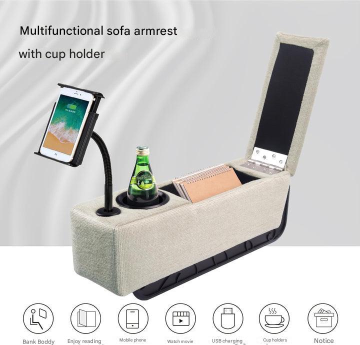 Bankarmstütze | Ladegerät | Getränkehalter | Weich | USB-Anschluss | Vielseitig-Luzern Mode