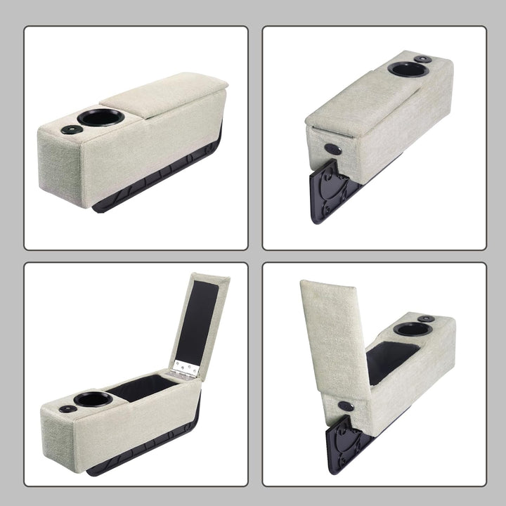 Bankarmstütze | Ladegerät | Getränkehalter | Weich | USB-Anschluss | Vielseitig-Luzern Mode