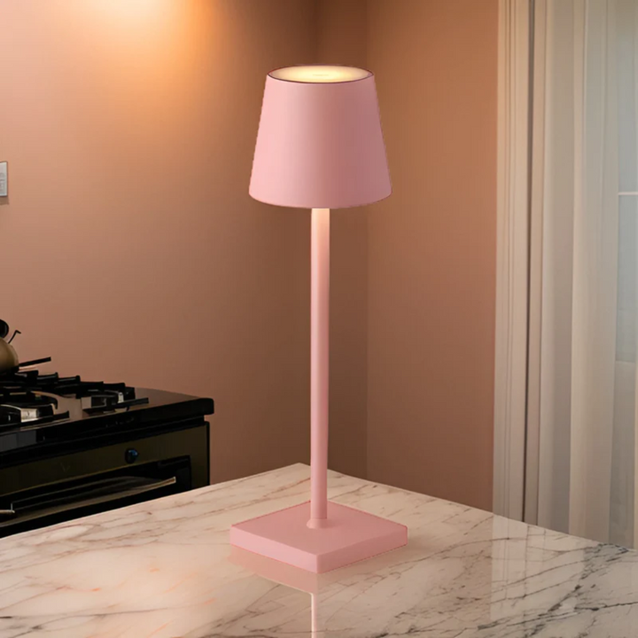 Tischlampe | LED Wiederaufladbar Wasserfest Touch Stimmungsvolles Licht Vielseitig-Rosa-Luzern Mode