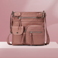Multifunktionale Anti-Diebstahl Umhängetasche Damen-Rosa-Luzern Mode