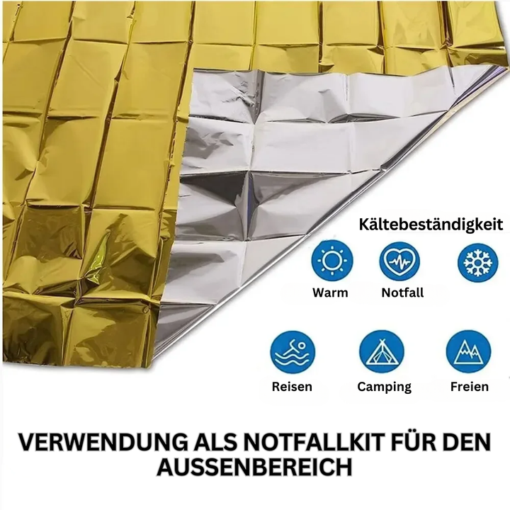 Notfall-Poncho | Isolierend Vielseitig Schützend Wasserdicht Winddicht-Luzern Mode
