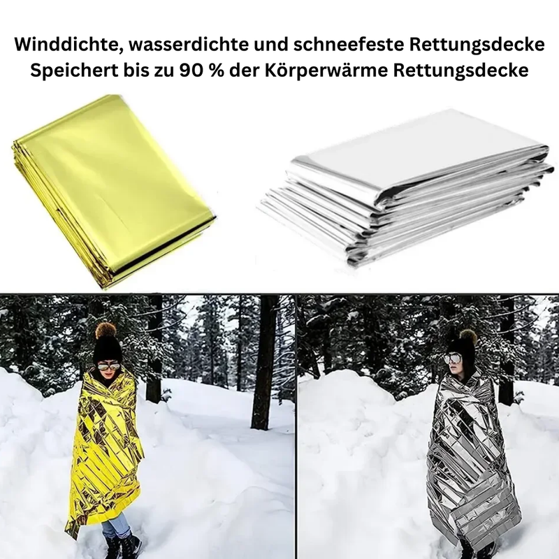 Notfall-Poncho | Isolierend Vielseitig Schützend Wasserdicht Winddicht-Luzern Mode