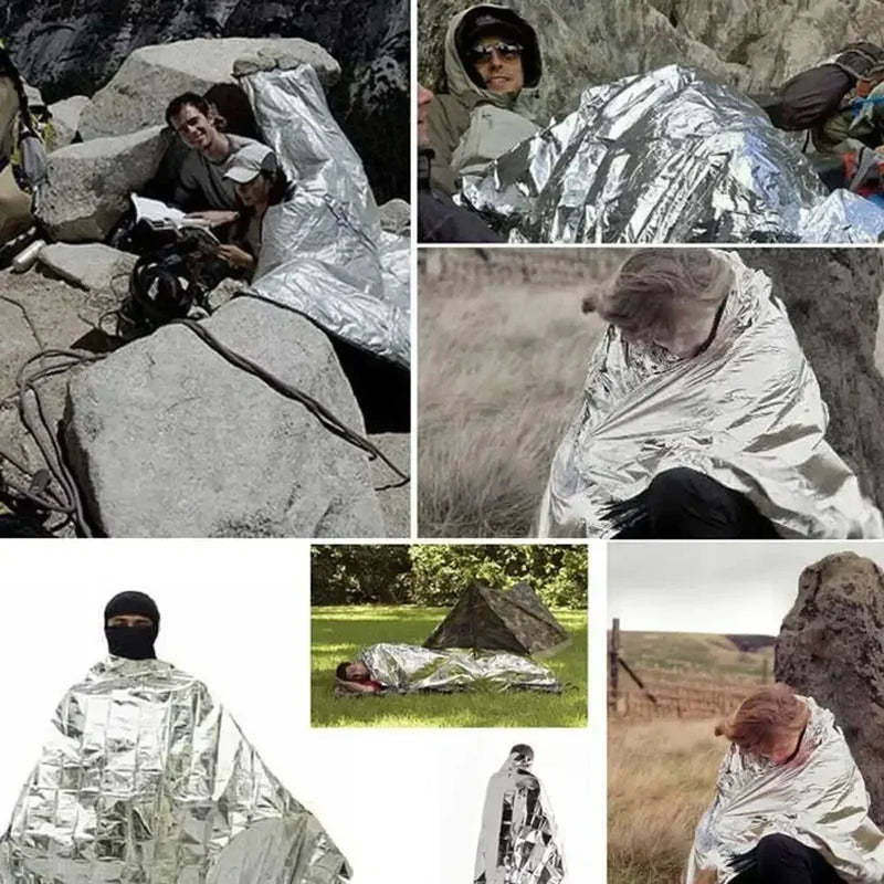 Notfall-Poncho | Isolierend Vielseitig Schützend Wasserdicht Winddicht-Luzern Mode