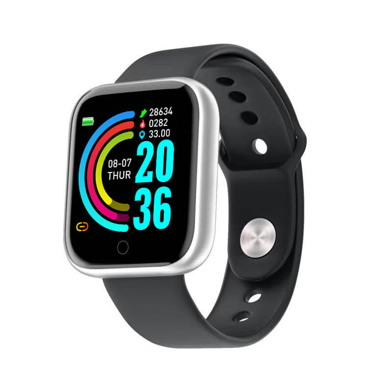 Smartwatch | quadratisch | multifunktional | App | Touchscreen | Sport-Schwarz-Luzern Mode