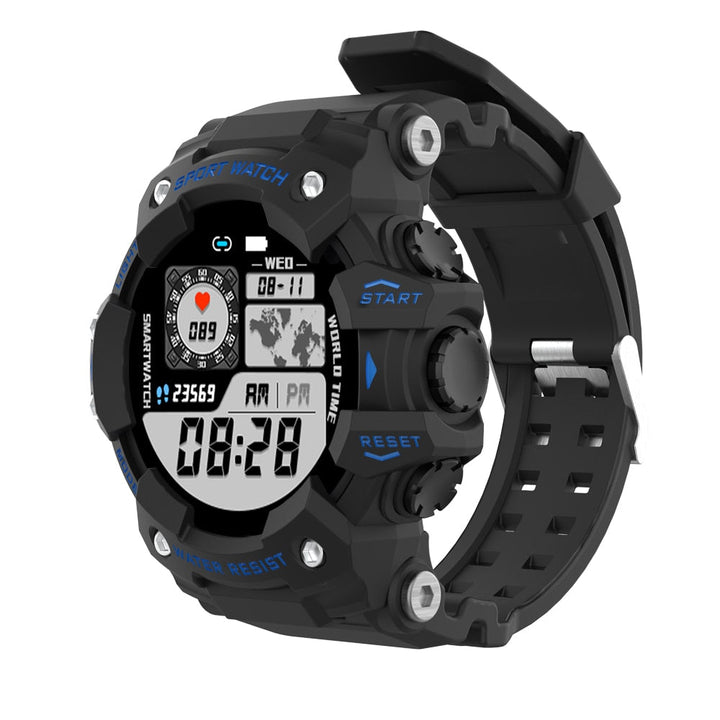 Smartwatch | Robust | Langlebig | Vielseitig | Multifunktional | Wasserdicht-Blau-Luzern Mode