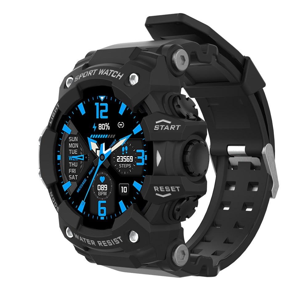 Smartwatch | Robust | Langlebig | Vielseitig | Multifunktional | Wasserdicht-Schwarz-Luzern Mode