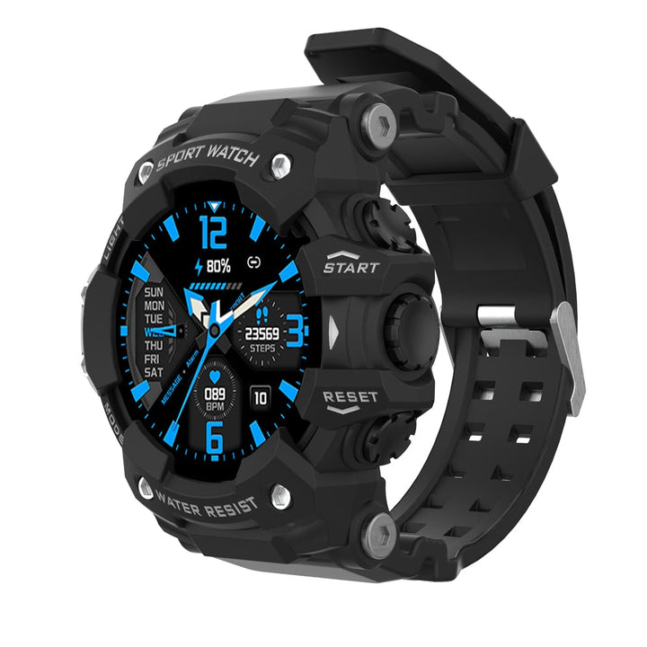 Smartwatch | Robust | Langlebig | Vielseitig | Multifunktional | Wasserdicht-Schwarz-Luzern Mode
