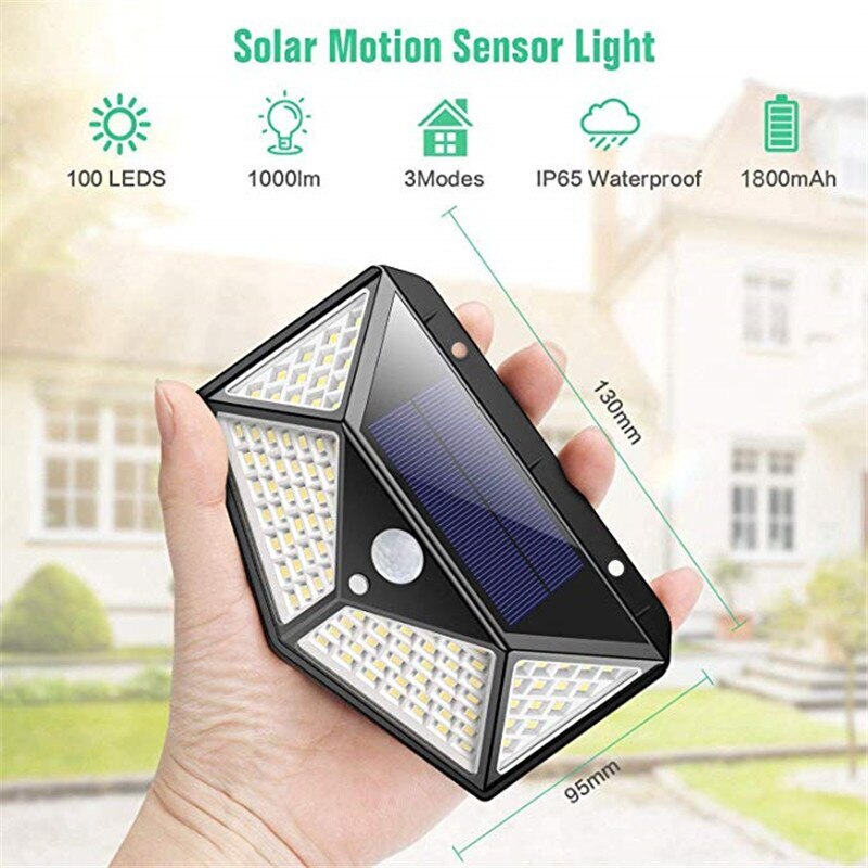 Multifunktionale Solar-LED-Außenlampe – Gartendekoration & Bewegungssensor-Luzern Mode