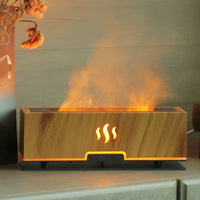 Luftbefeuchter | Flammeneffekt – Stilvoll – 3-in-1 – Aroma – Stimmungslicht – LED – Einzigartig-Luzern Mode
