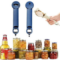 Glasöffner | Griff Multifunktional Verstellbar Langlebig Robust Edelstahl-Blau-Luzern Mode