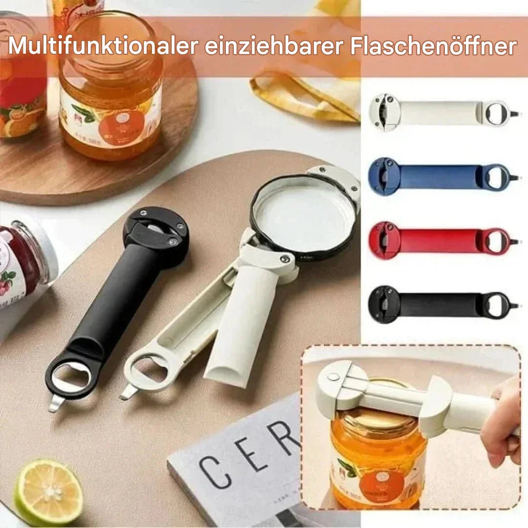 Glasöffner | Griff Multifunktional Verstellbar Langlebig Robust Edelstahl-Luzern Mode