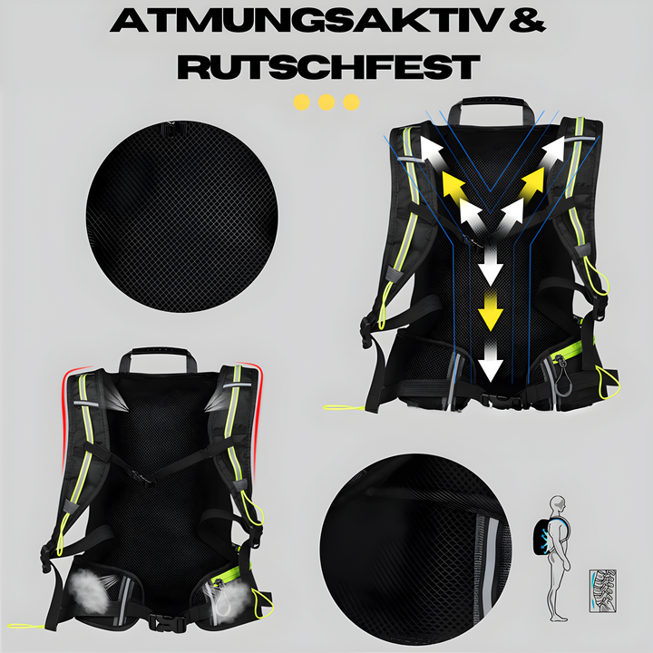 Trinkrucksack | Multifunktional | 10L | Langlebig | Geräumig | Praktisch | Vielseitig-Luzern Mode