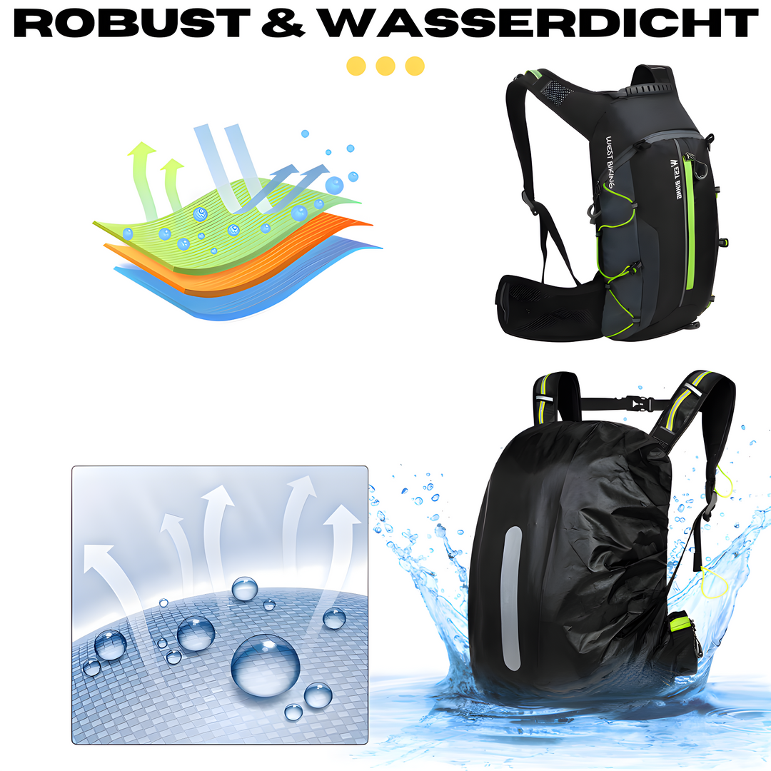 Trinkrucksack | Multifunktional | 10L | Langlebig | Geräumig | Praktisch | Vielseitig-Luzern Mode