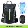 Trinkrucksack | Multifunktional | 10L | Langlebig | Geräumig | Praktisch | Vielseitig-Grün-Luzern Mode