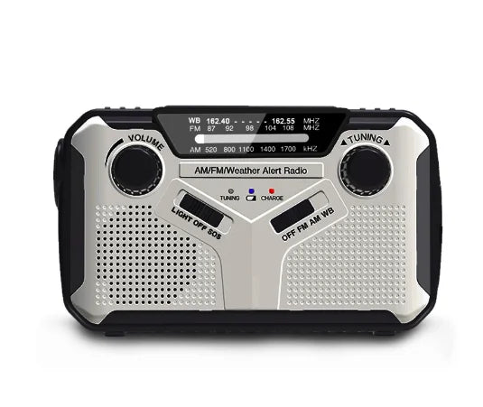 Notfallradio | Wiederaufladbar Taschenlampe LED SOS AM FM DAB Langlebig Vielseitig-2500mah-Luzern Mode