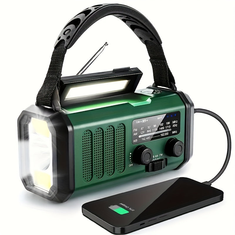 Notfallradio | Multifunktional Vielseitig Langlebig Wiederaufladbar Taschenlampe-Luzern Mode