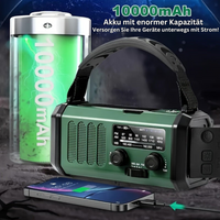 Notfallradio | Multifunktional Vielseitig Langlebig Wiederaufladbar Taschenlampe-Luzern Mode