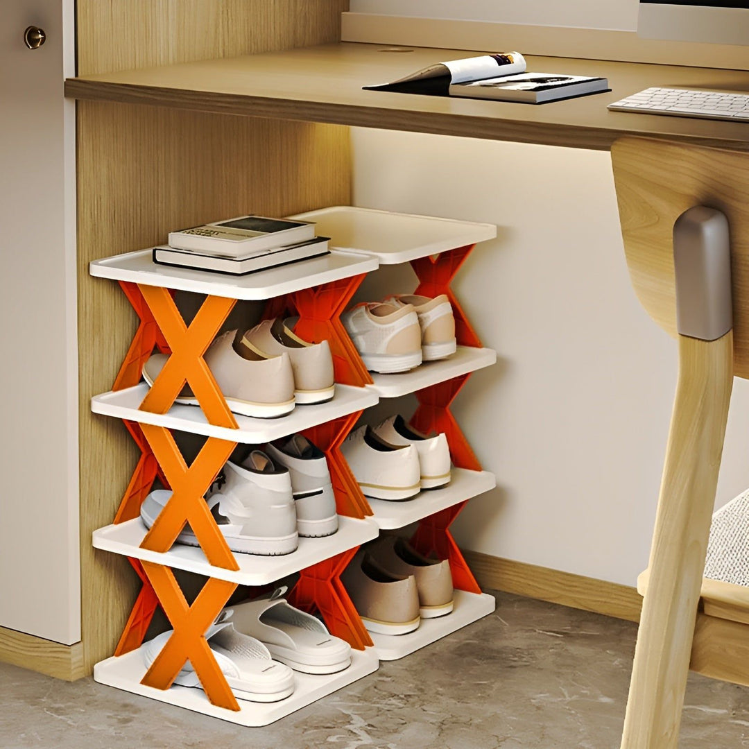 Schuhregal | Faltbar Mehrschichtig Multifunktional Langlebig Trendy-Luzern Mode