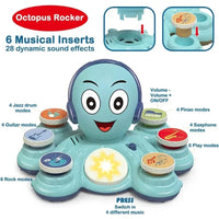 Musikalisches Spielzeug Oktopus | Farbenfroh Klang Langlebig Stimulation-Luzern Mode