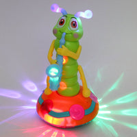 Musikalische Raupe | Spielzeug Licht Interaktiv Langlebig Stimulierend-Luzern Mode