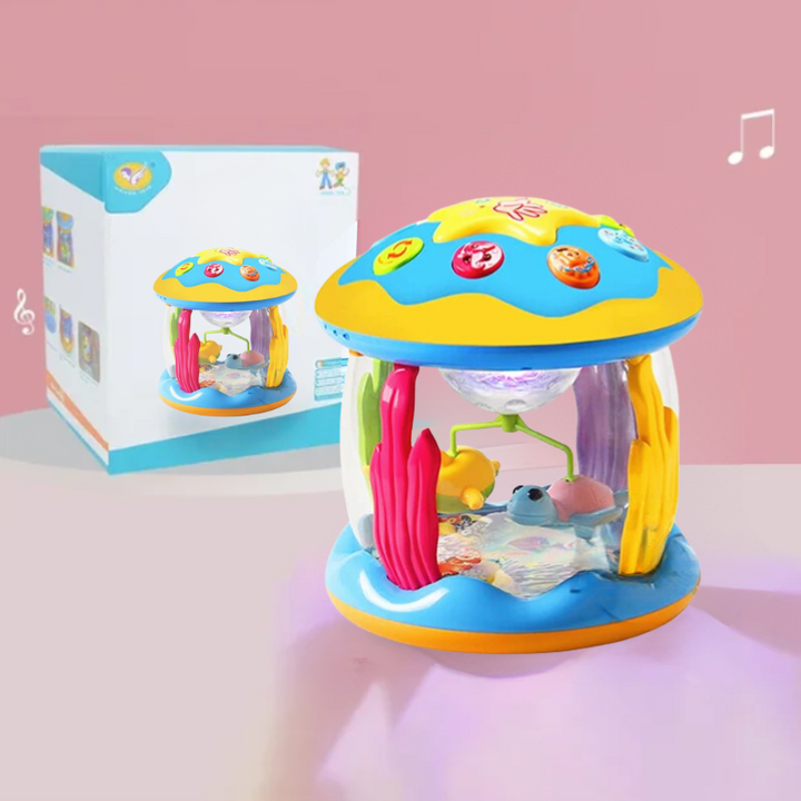 Musikalisches Karussell | Spielzeug Baby Kleinkind Tiere Lichter Fröhlich-Luzern Mode