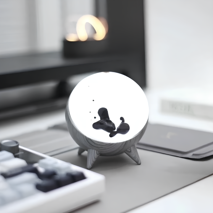 Ferrofluid-Lampe | Reagiert auf Musik | Bluetooth | Wiederaufladbar-Grau-Luzern Mode