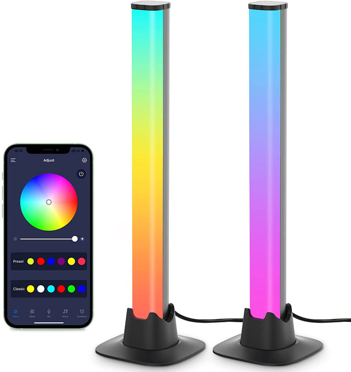 Mehrfarbige LED-Lichtleisten | App-Steuerung | USB-Stromversorgung-2-Luzern Mode