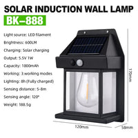 Solar-Wandlampe | Nachhaltig Praktisch Umweltfreundlich Atmosphärisch-Luzern Mode