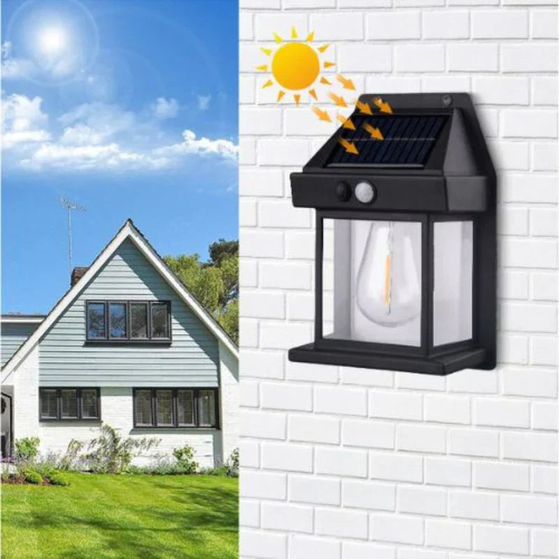 Solar-Wandlampe | Nachhaltig Praktisch Umweltfreundlich Atmosphärisch-Luzern Mode