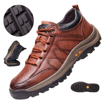 Herren Outdoor-Schuhe | Leder | Langlebig | Niedrig | Schnürsenkel-Luzern Mode